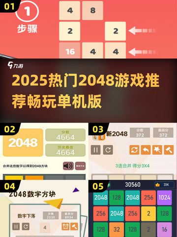 🔥2048单机版下载推荐！2025热门游戏全汇总🎮截图1