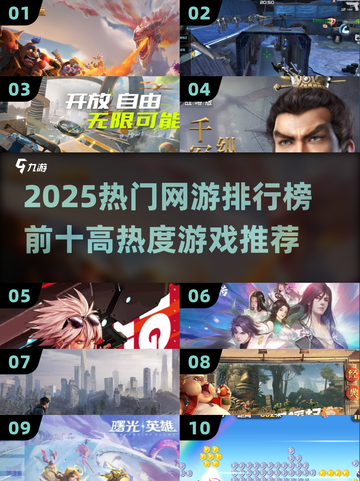 🔥2025网游排行榜Top10出炉！🎮高热度游戏下载必看截图1