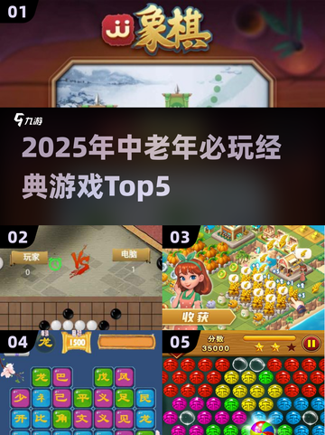 🔥中老年必玩！2025最耐玩游戏TOP5榜单💥🎮截图1