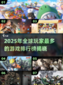 🔥2025全球玩家最多游戏榜单出炉！🎮