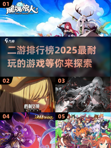2025最🔥二游排行榜🌟哪些游戏超耐玩？🎮截图1