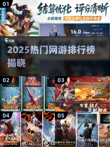 🔥2025最火网游排行榜出炉！🎮速看爆款游戏推荐截图1