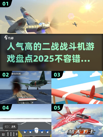 🔥2025必玩！最受欢迎的二战战斗机手游大盘点✈截图1