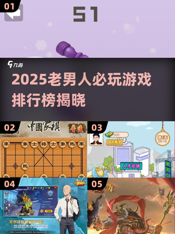 50+老男人必玩！2025游戏TOP榜🎮🔥截图1