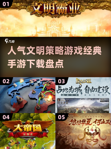 2024必玩🔥文明策略手游🔥经典盘点下载链接截图1