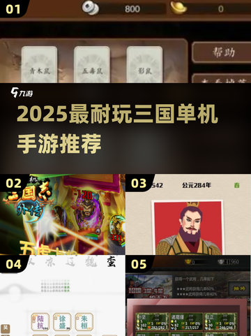 🔥2025三国单机神作！这5款游戏超耐玩🎮截图1