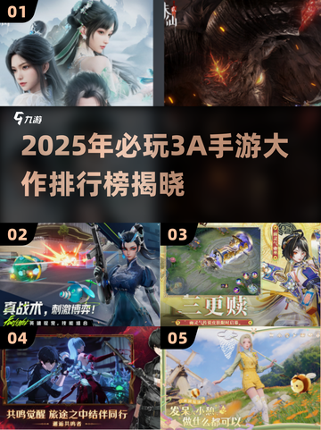 🎮2025必玩3A手游大作排行🔥截图1
