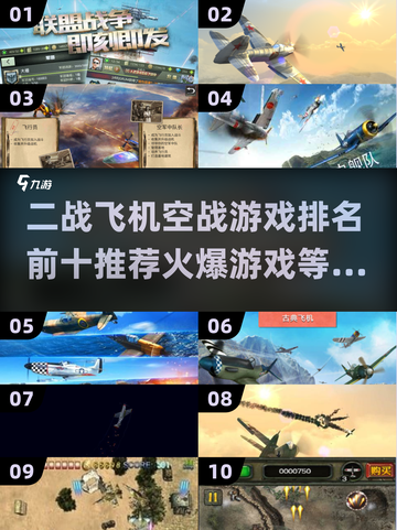 🔥2025必玩！TOP10二战飞机空战游戏排行✈截图1