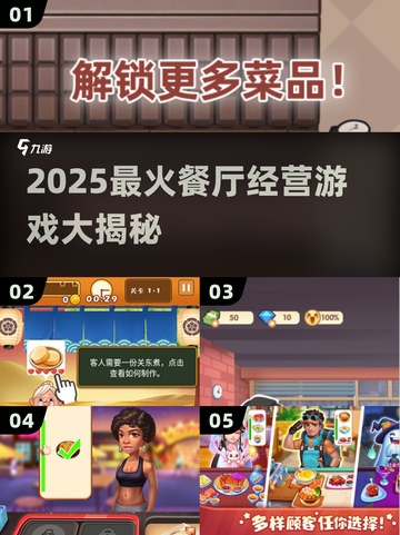 🔥2025必玩餐厅游戏合集！扩建你的美食帝国👑截图1