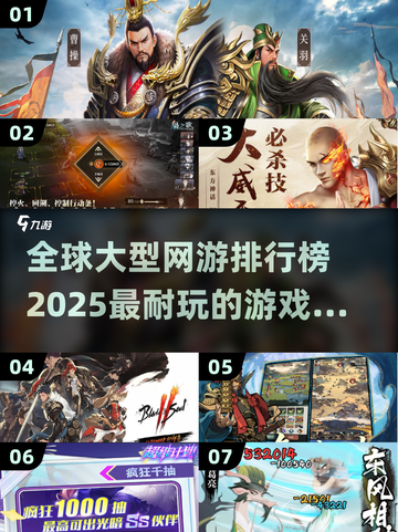🔥2025必玩🔥全球顶级大型网游排行榜🎮截图1