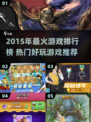 🔥2015最火游戏TOP榜🎮经典神作回顾💥