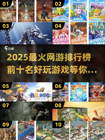2025十大🔥网游排行榜✨你玩过几个？截图1