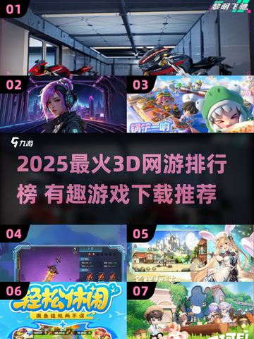 🔥2025最火3D网游排行榜🎮高燃推荐！截图1