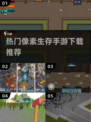 🔥2025最受欢迎像素生存手游推荐🎮