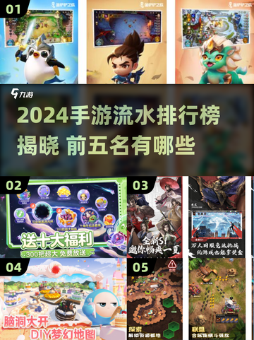 🎮2024手游流水榜TOP5曝光！爆款游戏全揭秘截图1