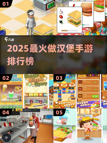 🔥2025超火做汉堡手游TOP榜！ Burger游戏推荐来袭🍔✨截图1
