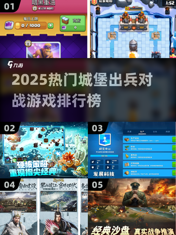 🔥双城堡激战排行榜！⚔2025必玩出兵游戏推荐截图1