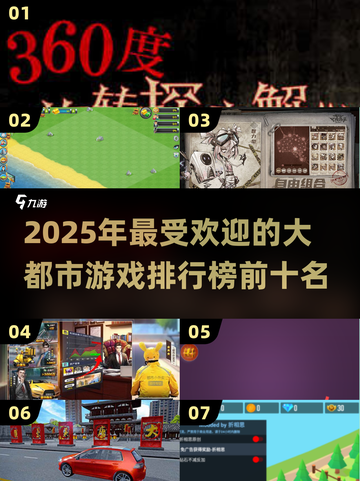 2025最受欢迎都市游戏🔥排行榜前几名你玩过吗？截图1