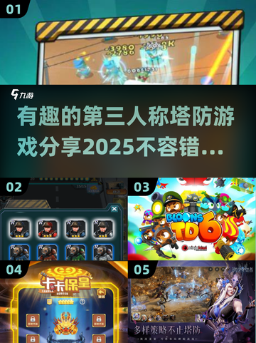 🔥2025年必玩的有趣第三人称塔防游戏分享🎮截图1