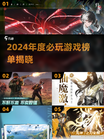 🎮2024年度游戏榜单出炉！这些神作必玩🔥截图1