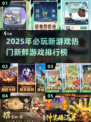 2025年必玩🔥新鲜游戏排行榜💥下载不容错过！