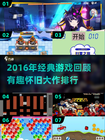 🎮2016年神作回顾！怀旧游戏TOP榜🔥截图1
