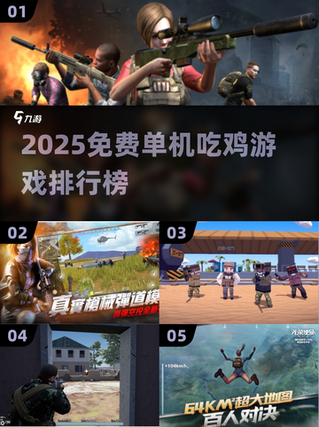🔥2025单机吃鸡游戏TOP榜🎮免费畅玩不卡顿！截图1