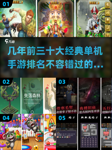 🔥几年前经典单机手游排行榜🌟哪些是你玩过的？截图1