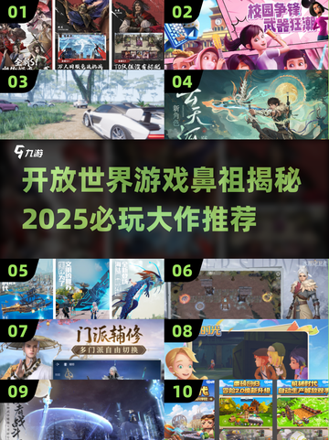 🎮最早开放世界游戏揭秘！2025必玩合集🔥截图1