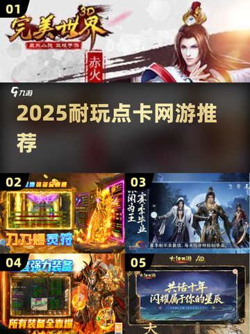 中国网游TOP5🔥点卡耐玩神作截图1