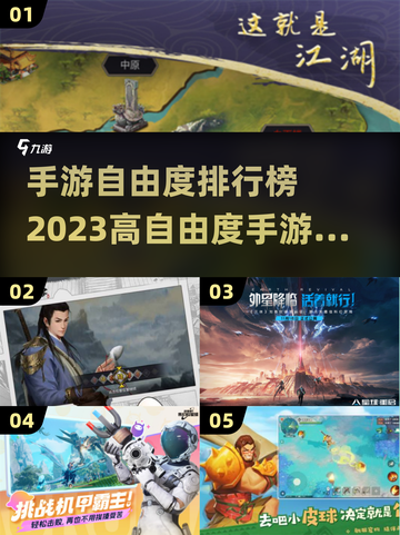 高自由度手游推荐🔥2023必玩清单🎉截图1