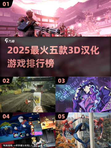 🔥2025人气3D汉化游戏TOP5榜单来袭！🎮截图1