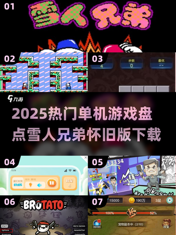 🔥2025单机游戏TOP榜！雪人兄弟怀旧来袭🎮截图1