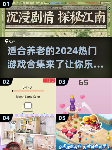 🔥2024最适合养老的游戏合集，玩转休闲生活！🎮截图1