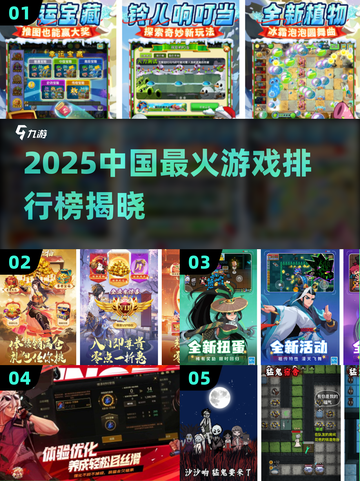 🔥2025中国最火游戏TOP5榜单出炉！🎮🔥截图1