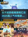 🔥2025超人气低维游戏合集，玩到停不下来！🎮