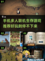 🔥2024必玩🔥手机版多人联机生存游戏推荐🎮