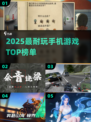 🔥2025最耐玩手游TOP榜🎮