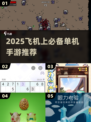 2025飞机上必玩单机手游推荐🎮