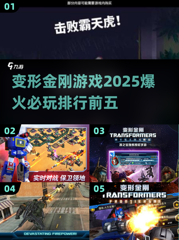 🔥2025必玩！变形金刚游戏TOP5排行榜 Transformers截图1