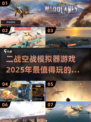 ✈2025必玩！顶级二战空战模拟器游戏合集🔥