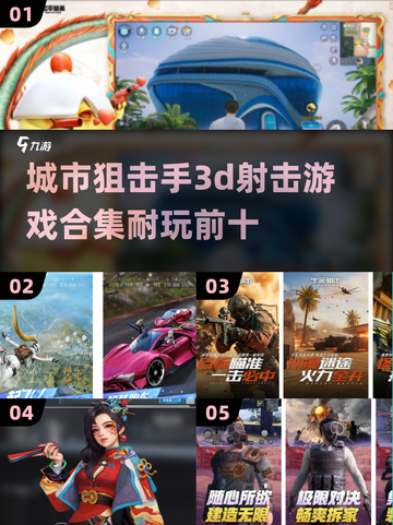 🔥城市狙击手3D射击游戏合集🎉前五名耐玩榜单出炉！截图1