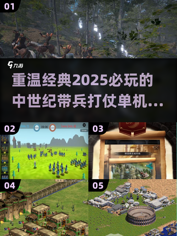 🔥2025必玩！经典中世纪带兵打仗单机游戏合集Knight截图1