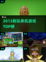 🔥2013耐玩单机神作TOP榜🎮