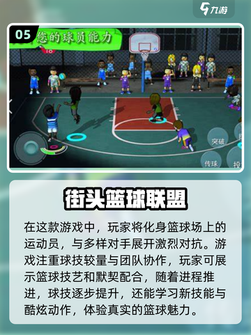 🔥2024必玩街头篮球手游大全🏀等你来战！截图6
