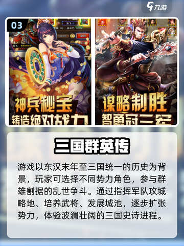 🔥2025三国单机游戏TOP榜！🎮高可玩性神作推荐💥截图4