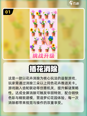 2025最火插花消除游戏🔥这三款太上头了！🎮💐截图2