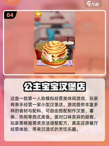 🍔🔥2025必玩汉堡包游戏大揭秘！截图5