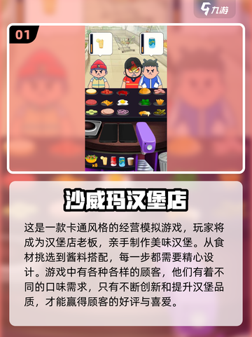 💥汉堡店游戏下载合集🎉2024超耐玩版快来体验！截图2