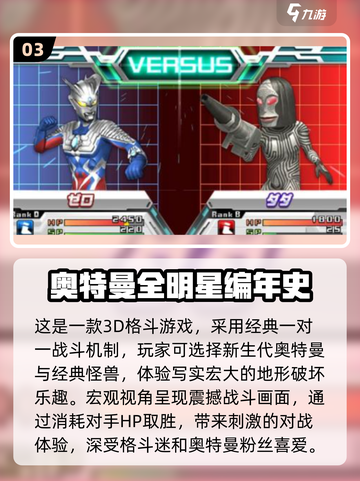 🔥2025最受欢迎奥特曼游戏推荐🎉下载必玩！截图4